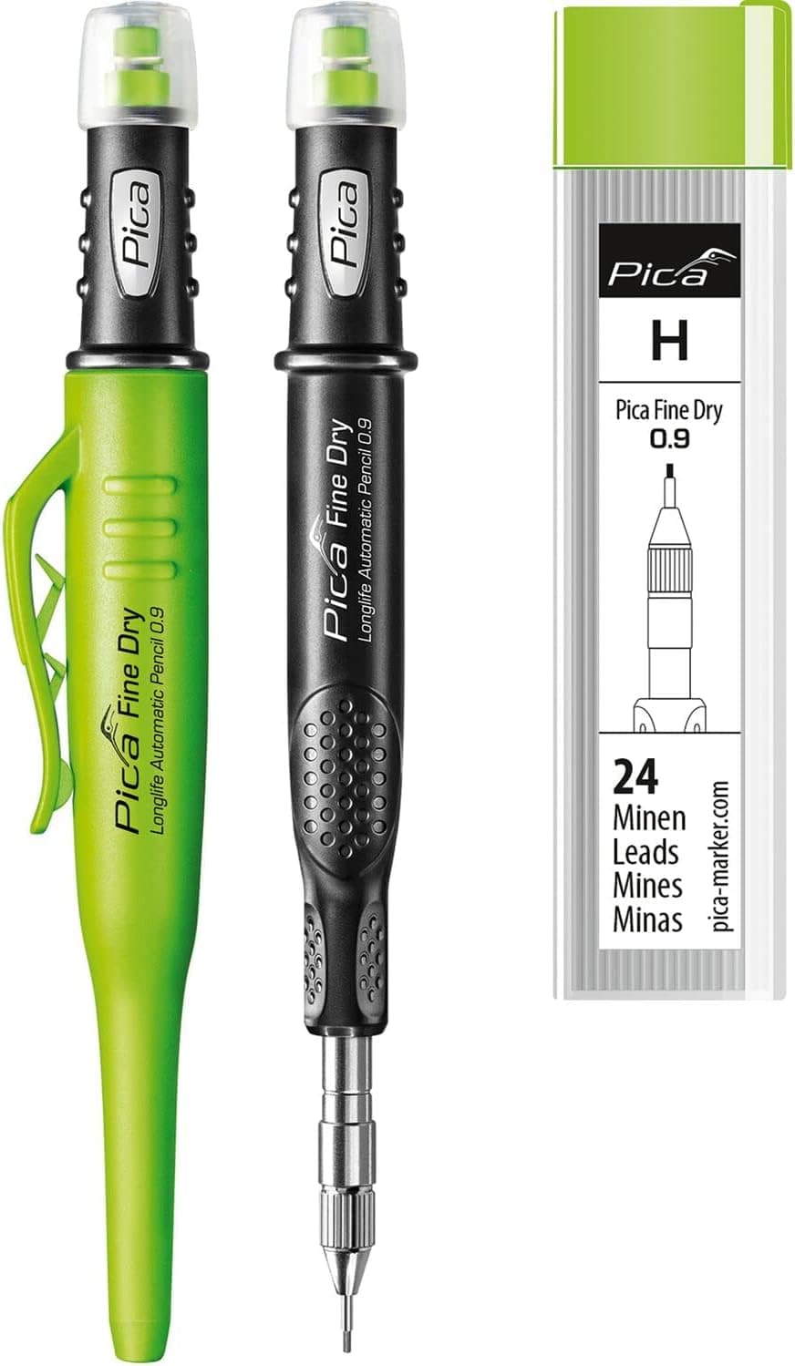 Pica Fine Dry 7070 Marker and Lead Set